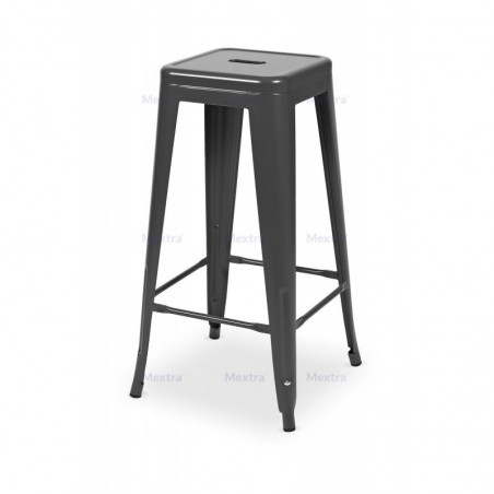 Hocker PARIS inspiriert von TOLIX graphit