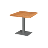 Bistrotisch ALFA 40x55 grau mit FURNIERTE-Platten