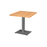 Bistrotisch ALFA 40x55 grau mit FURNIERTE-Platten