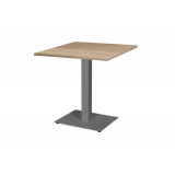 Bistrotisch ALFA 40x55 grau mit Laminierte-Platten