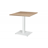 Bistrotisch ALFA 40x55 weiss mit Laminierte-Platten