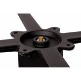 Biergartentische ALFA S schwarz Mit HPL-Platten 69x69 schwarz