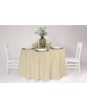 Tischdecke TB-100 fi 260 cm Ecru