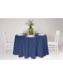 Tischdecke TB-100 fi 260 cm Marineblau