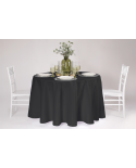Tischdecke TB-100 fi 260 cm Schwarz