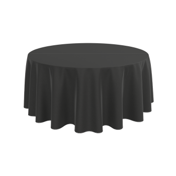 Tischdecke TB-100 fi 260 cm Schwarz
