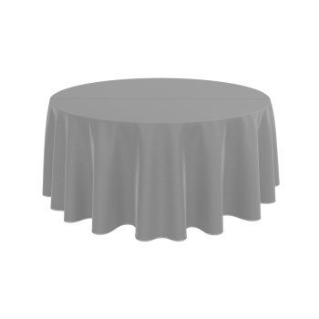 Tischdecke TB-100 fi 260 cm Hellgrau