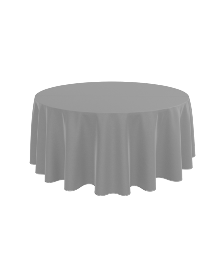 Tischdecke TB-100 fi 260 cm Hellgrau