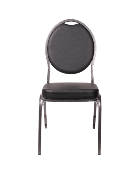 Stuhl HERMAN DELUXE Schwarz Öko-Leder