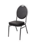 Stuhl HERMAN DELUXE Schwarz Öko-Leder
