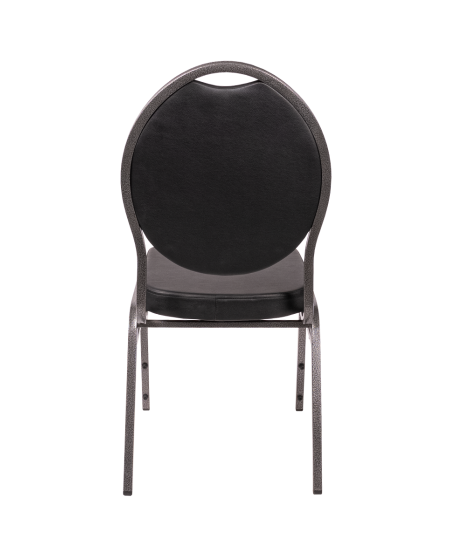 Stuhl HERMAN DELUXE Schwarz Öko-Leder