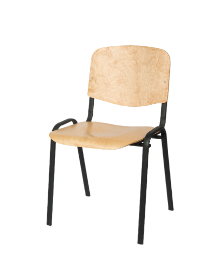 Stuhl ISO WOOD BL