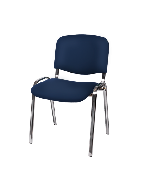 Stuhl ISO STANDARD CR T0202 Blau Öko-Leder