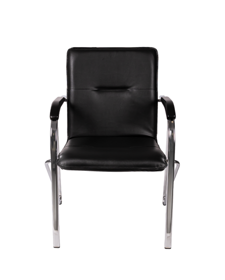 Stuhl SAMBA CR Schwarz Öko-Leder