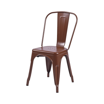 Stuhl PARIS Inspiriert Von TOLIX Braun