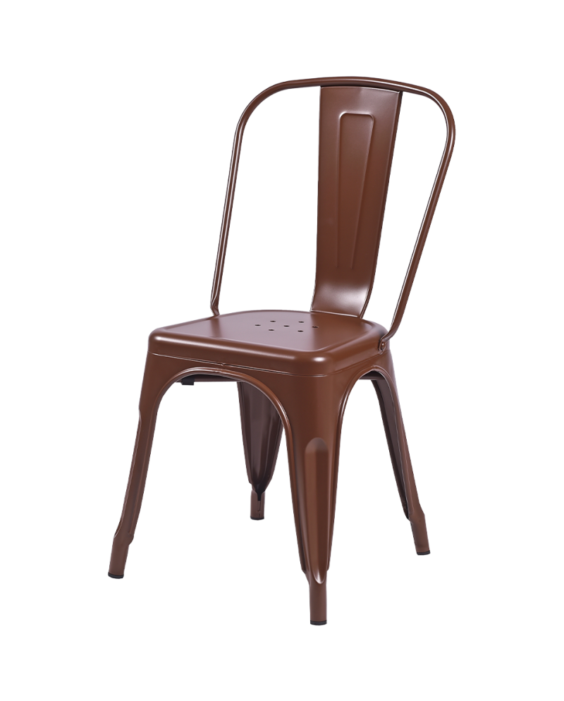 Stuhl PARIS Inspiriert Von TOLIX Braun