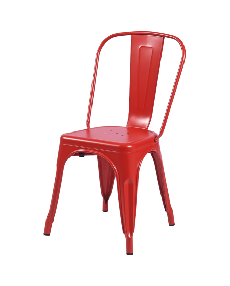 Stuhl PARIS Inspiriert Von TOLIX Rot