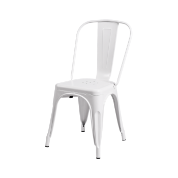Stuhl PARIS Inspiriert Von TOLIX Weiß