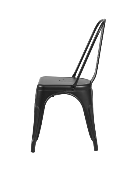 Stuhl PARIS Inspiriert Von TOLIX Schwarz