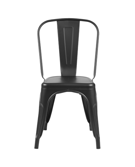 Stuhl PARIS Inspiriert Von TOLIX Schwarz