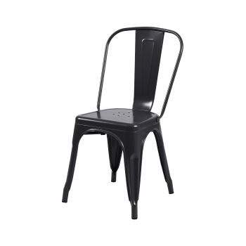 Stuhl PARIS Inspiriert Von TOLIX Schwarz
