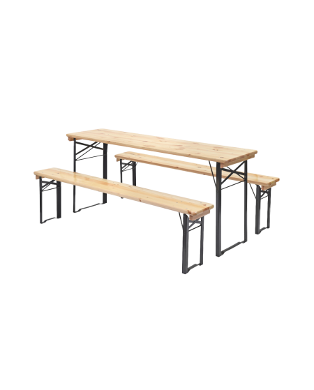 Bierzeltgarnitur WOODY STRONG 220x50 cm