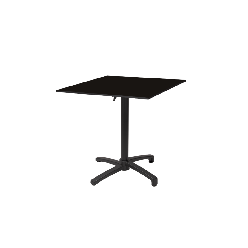 Biergartentische CROSS COMFORT Mit HPL-Platten 69x69 schwarz