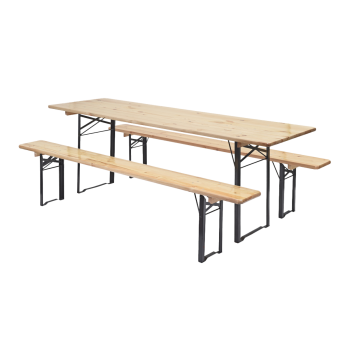 Bierzeltgarnitur WOODY STRONG 220x80 cm
