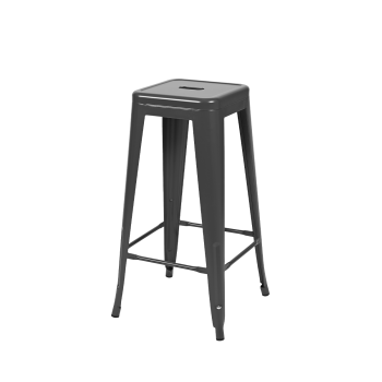 Hocker PARIS Inspiriert Von TOLIX Graphit