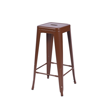 Hocker PARIS Inspiriert Von TOLIX Braun