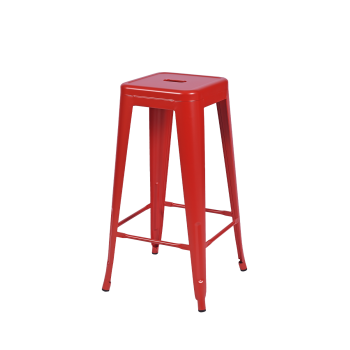 Hocker PARIS Inspiriert Von TOLIX Rot