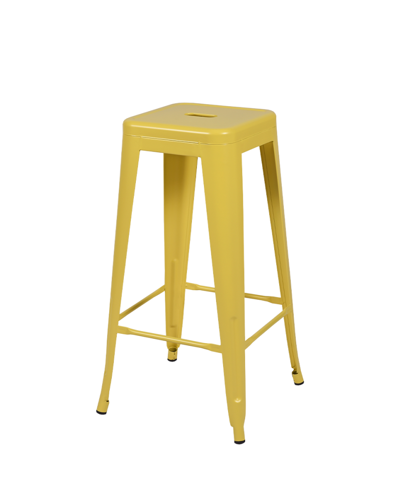 Hocker PARIS Inspiriert Von TOLIX Gelb