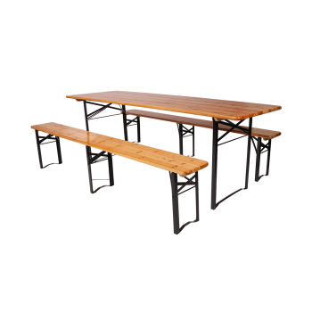 Bierzeltgarnitur WOODY 220x70 cm