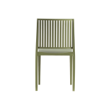 Caféstuhl GOMERA STRIPES olio verde