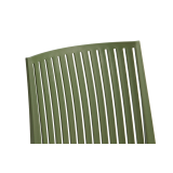 Caféstuhl GOMERA STRIPES olio verde