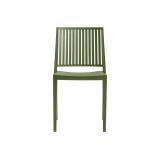 Caféstuhl GOMERA STRIPES olio verde