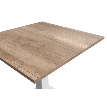 Tisch ALFA BAR Weiss mit Laminierte-Platten 18 mm