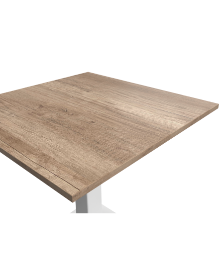 Tisch ALFA BAR Weiss mit Laminierte-Platten 18 mm