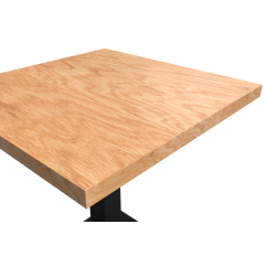 Café-Tisch ALFA XL DUO mit furnierter Holzplatte