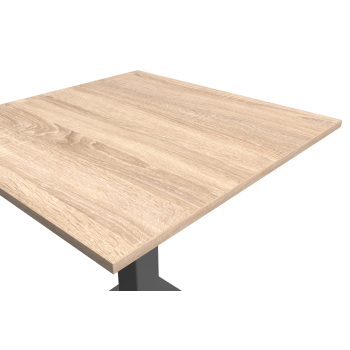 Tisch ALFA 40x55 Grau mit Laminierte-Platten 18 mm