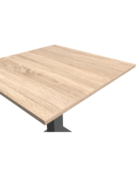 Tisch ALFA 40x55 Grau mit Laminierte-Platten 18 mm