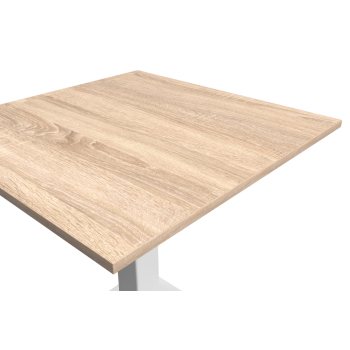 Tisch ALFA 40x55 Weiss mit Laminierte-Platten 18 mm