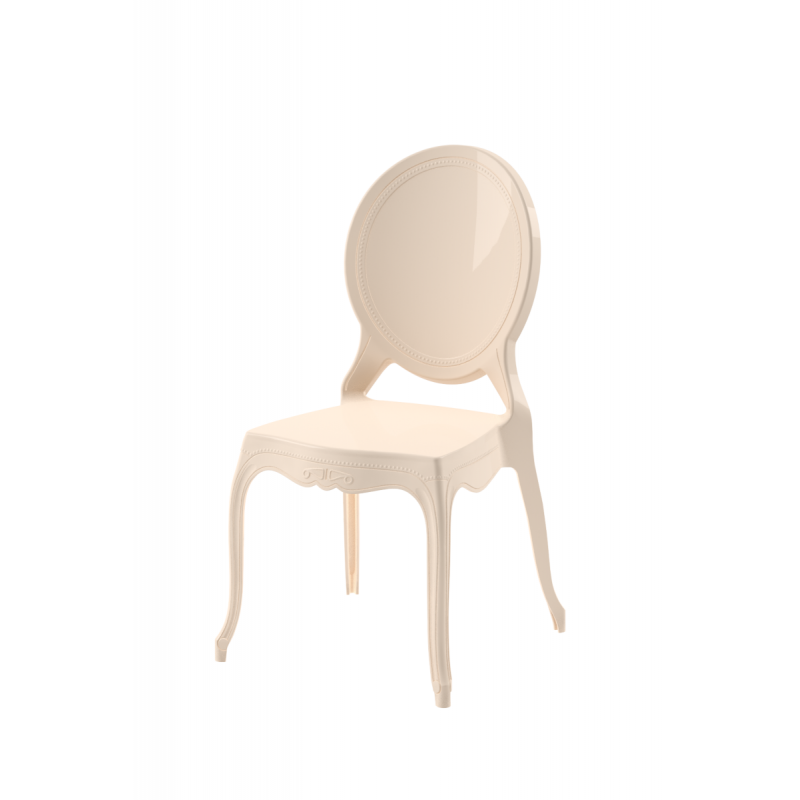 Der Stuhl für Braut und Bräutigam MEDALION creme