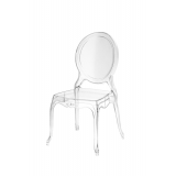 Der Stuhl für Braut und Bräutigam MEDALION transparent