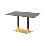 Café-Tisch OMEGA DUO mit laminierter Tischplatte