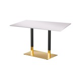 Café-Tisch OMEGA DUO mit laminierter Tischplatte