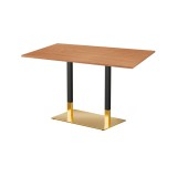 Café-Tisch OMEGA DUO mit laminierter Tischplatte