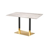 Café-Tisch OMEGA DUO mit laminierter Tischplatte