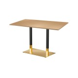 Café-Tisch OMEGA DUO mit laminierter Tischplatte