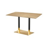 Café-Tisch OMEGA DUO mit laminierter Tischplatte